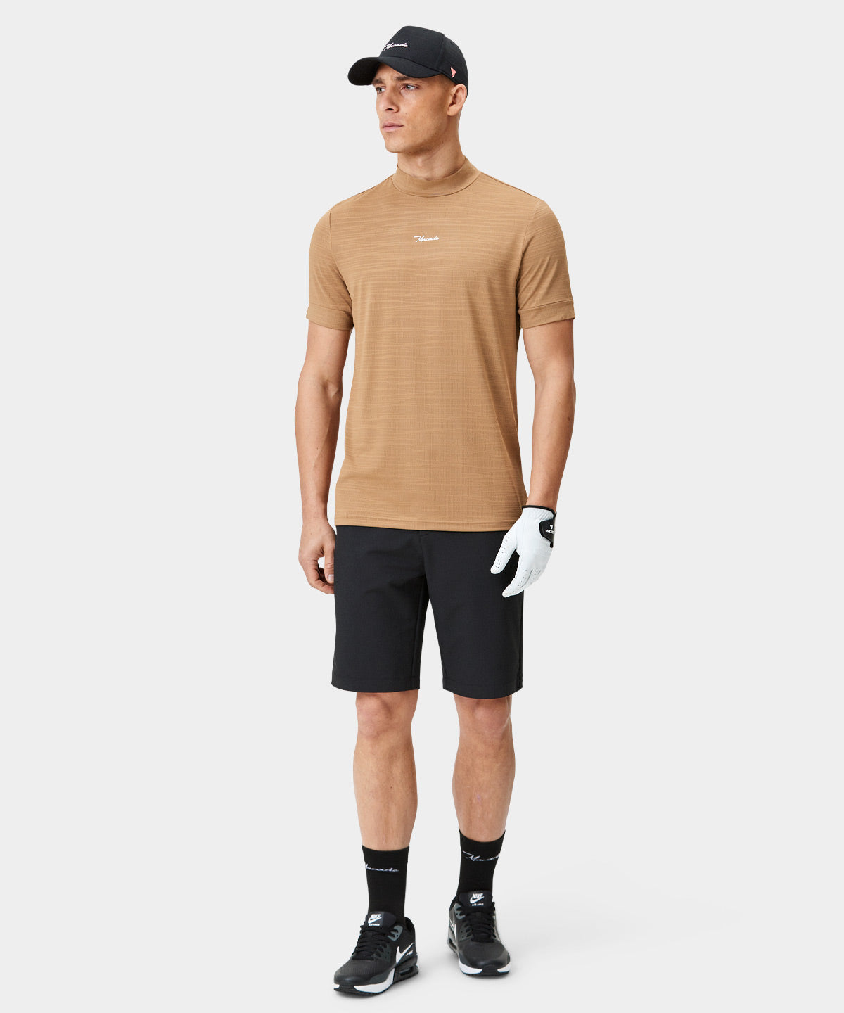 Sepia Jupiter Mock Neck Tee