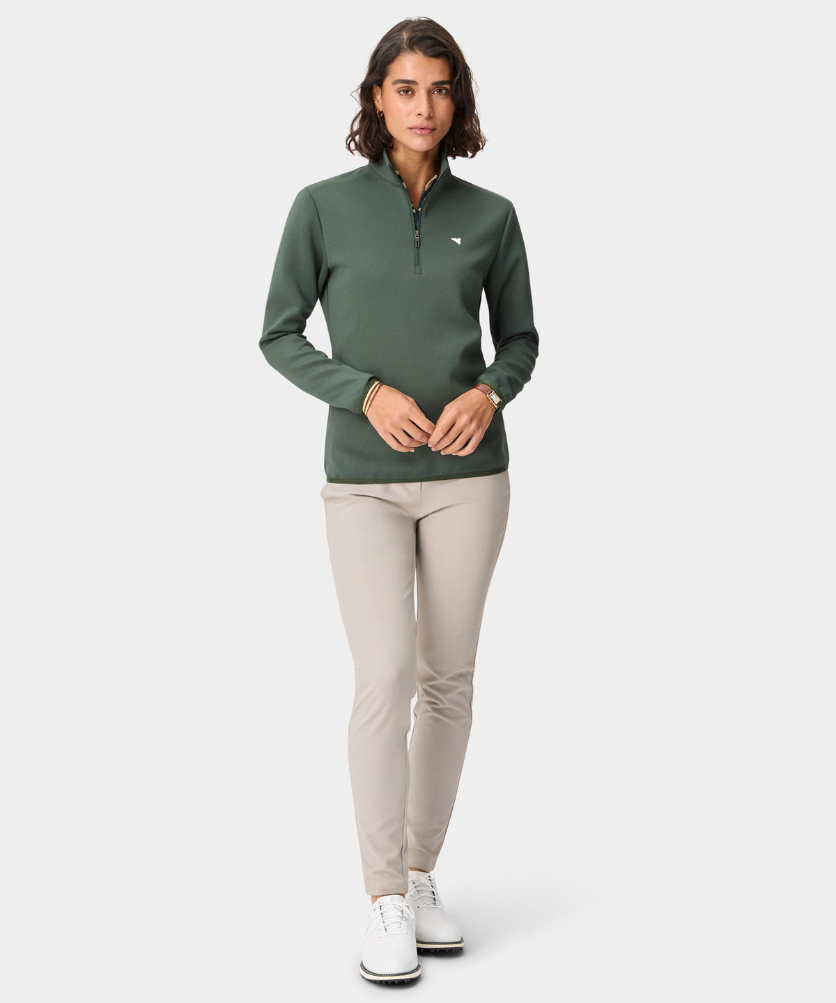 Therma Quarter Zip - Dark Green