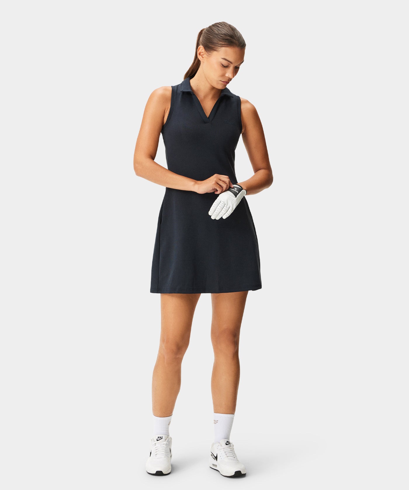 Amanda Dark Blue Performance Dress