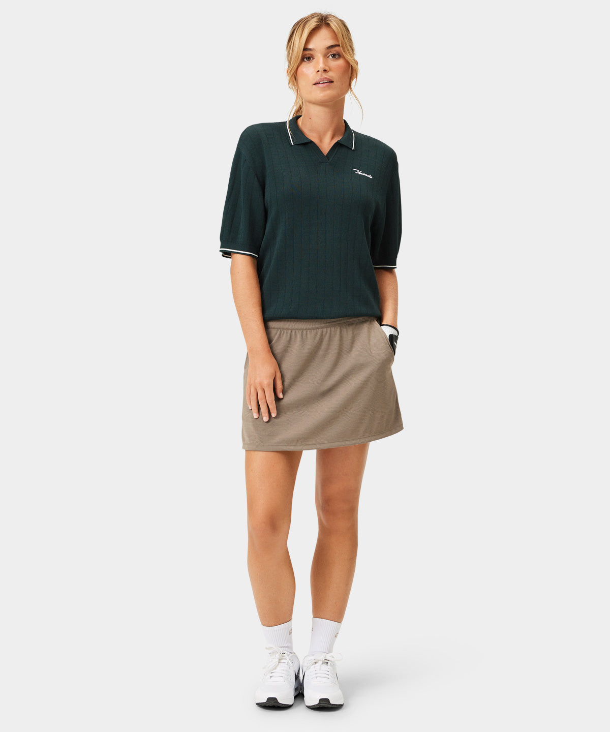 Taupe Crossover Skort Macade Golf