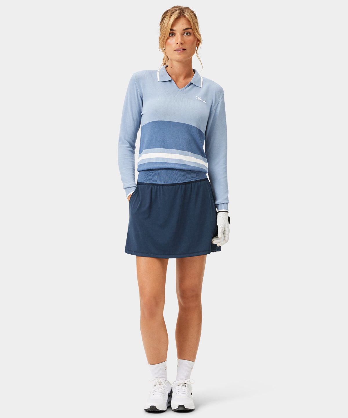 Dark Blue Crossover Skort Macade Golf