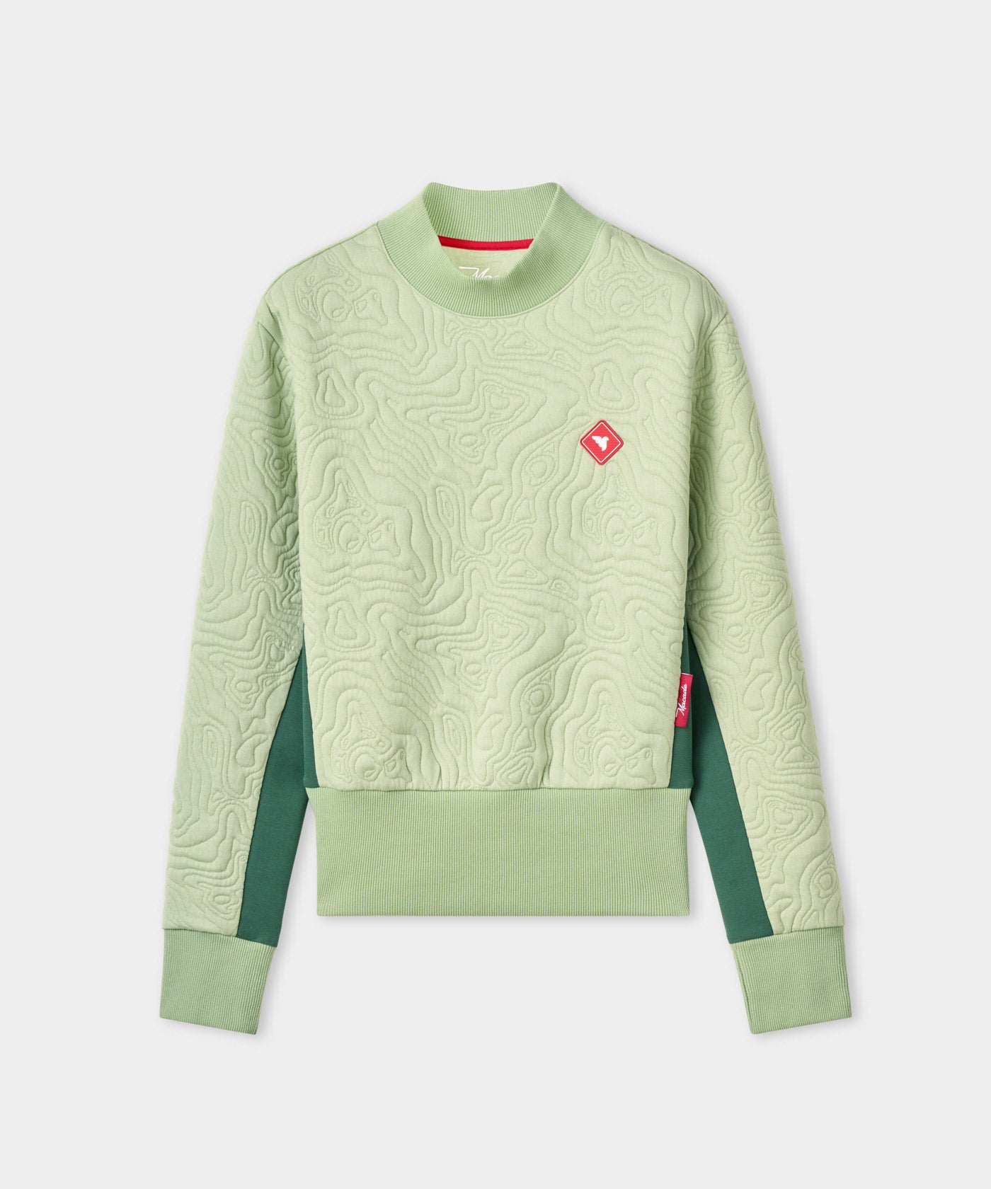 Ridge Mock Sweater - Green