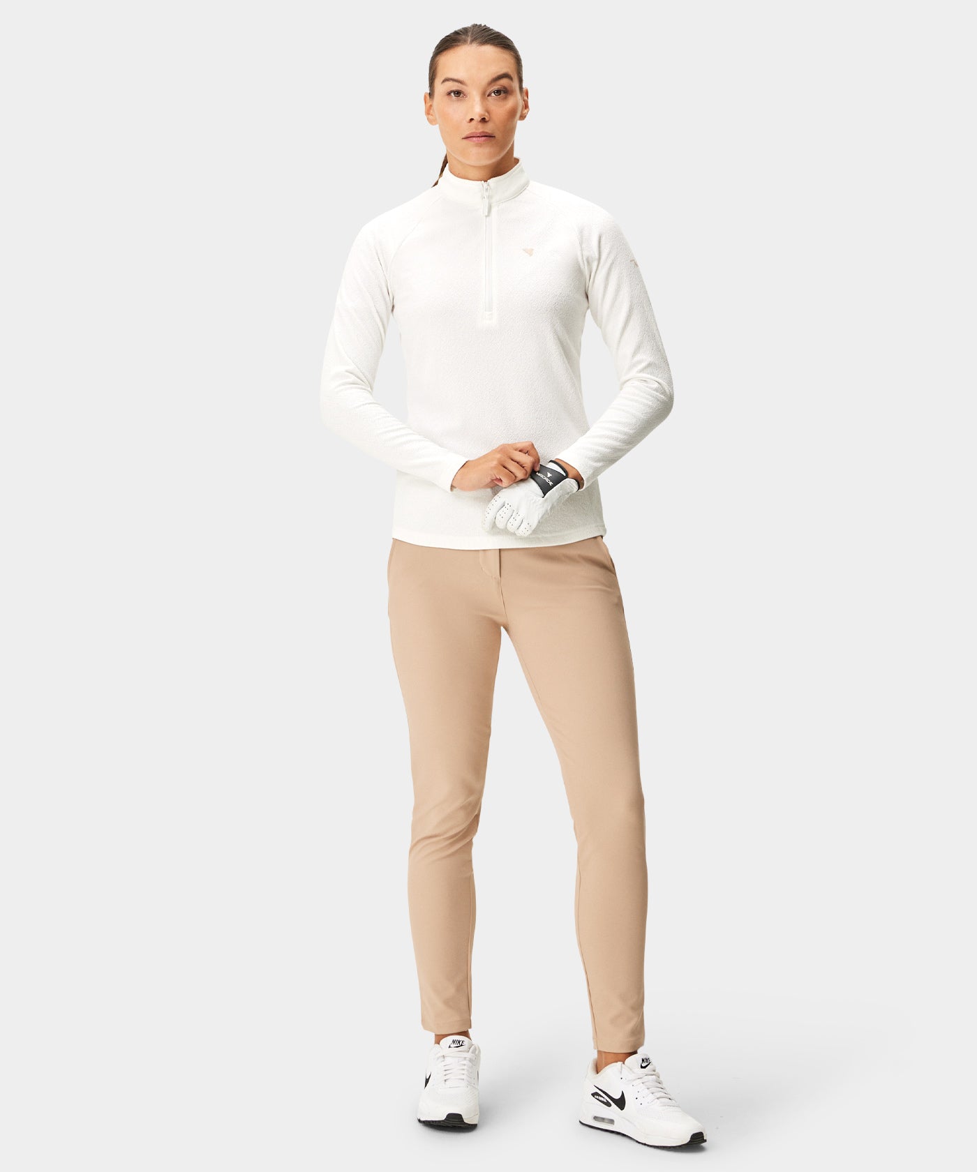 Cloud White Tech Quarter Zip