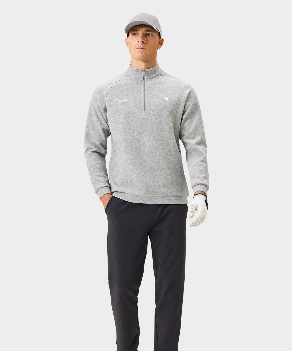 Grant Grey Performance Quarter Zip