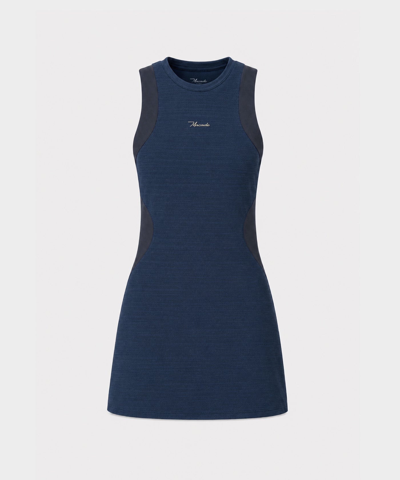 Inez Sleeveless Dress - Steel Blue