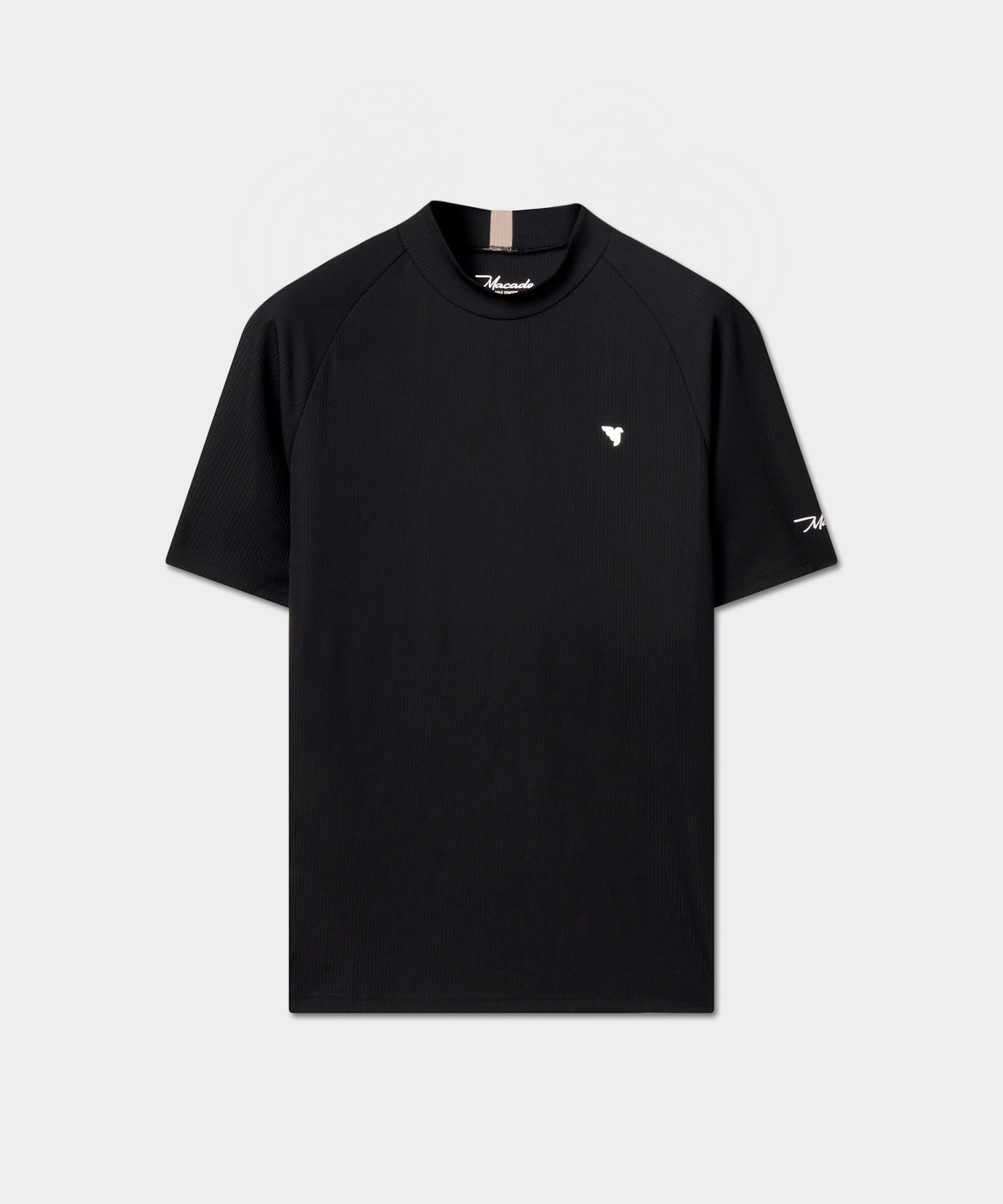 Tyler Black Mock Neck Tee