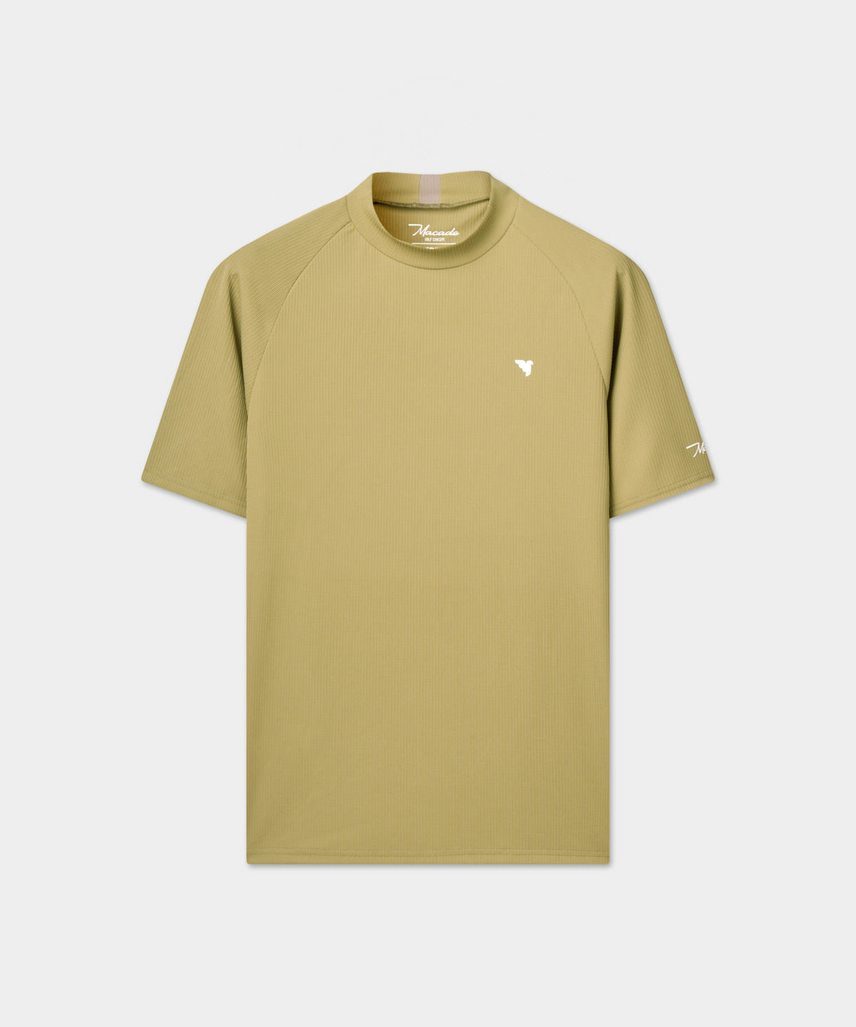 Tyler Sheen Green Mock Neck Tee