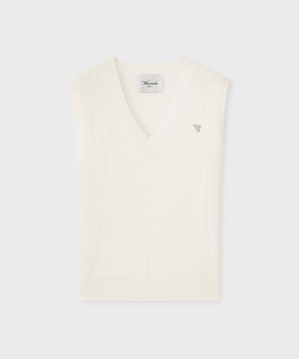 Ana Sleeveless V-Neck - Ivory