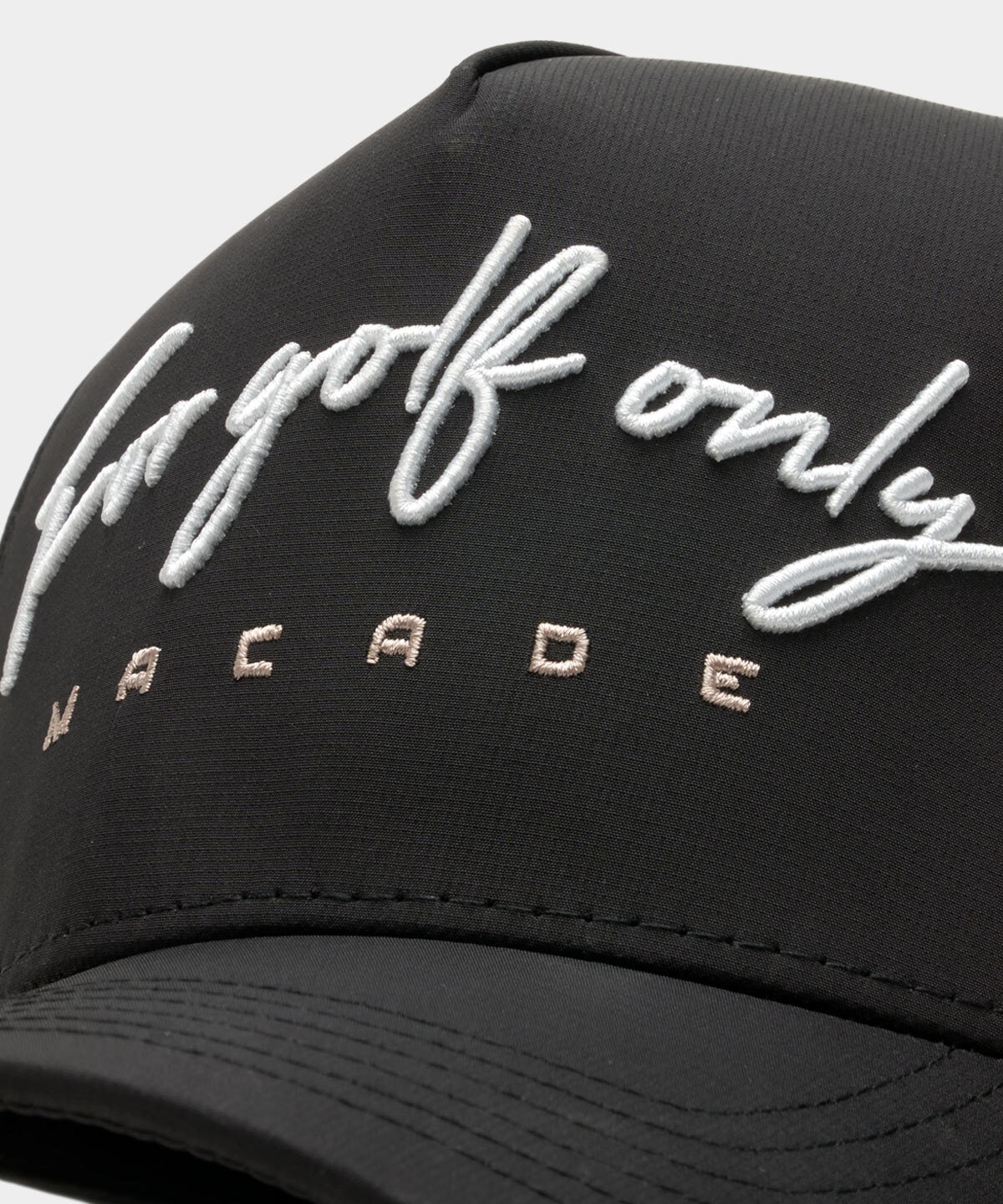 Black Script Snapback