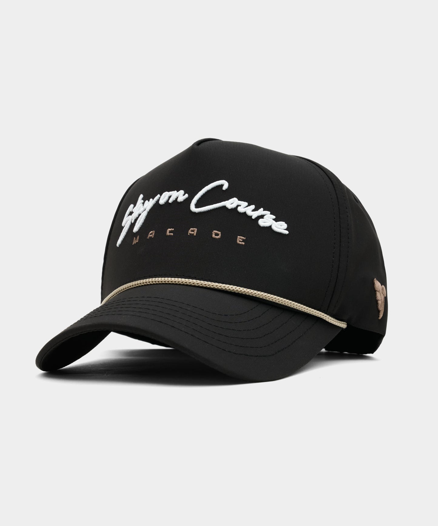 Black Rope Course Snapback
