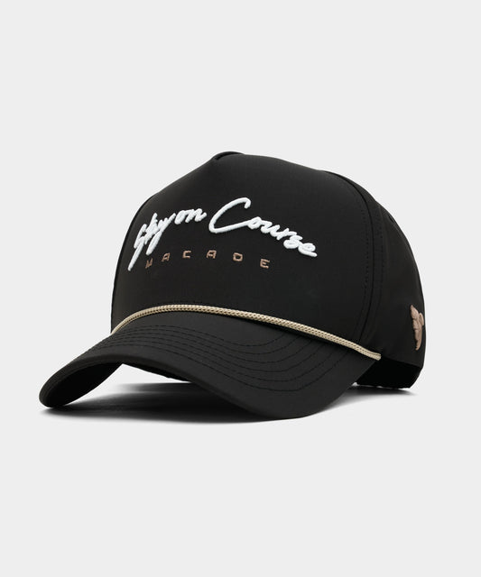 Black Rope Course Snapback