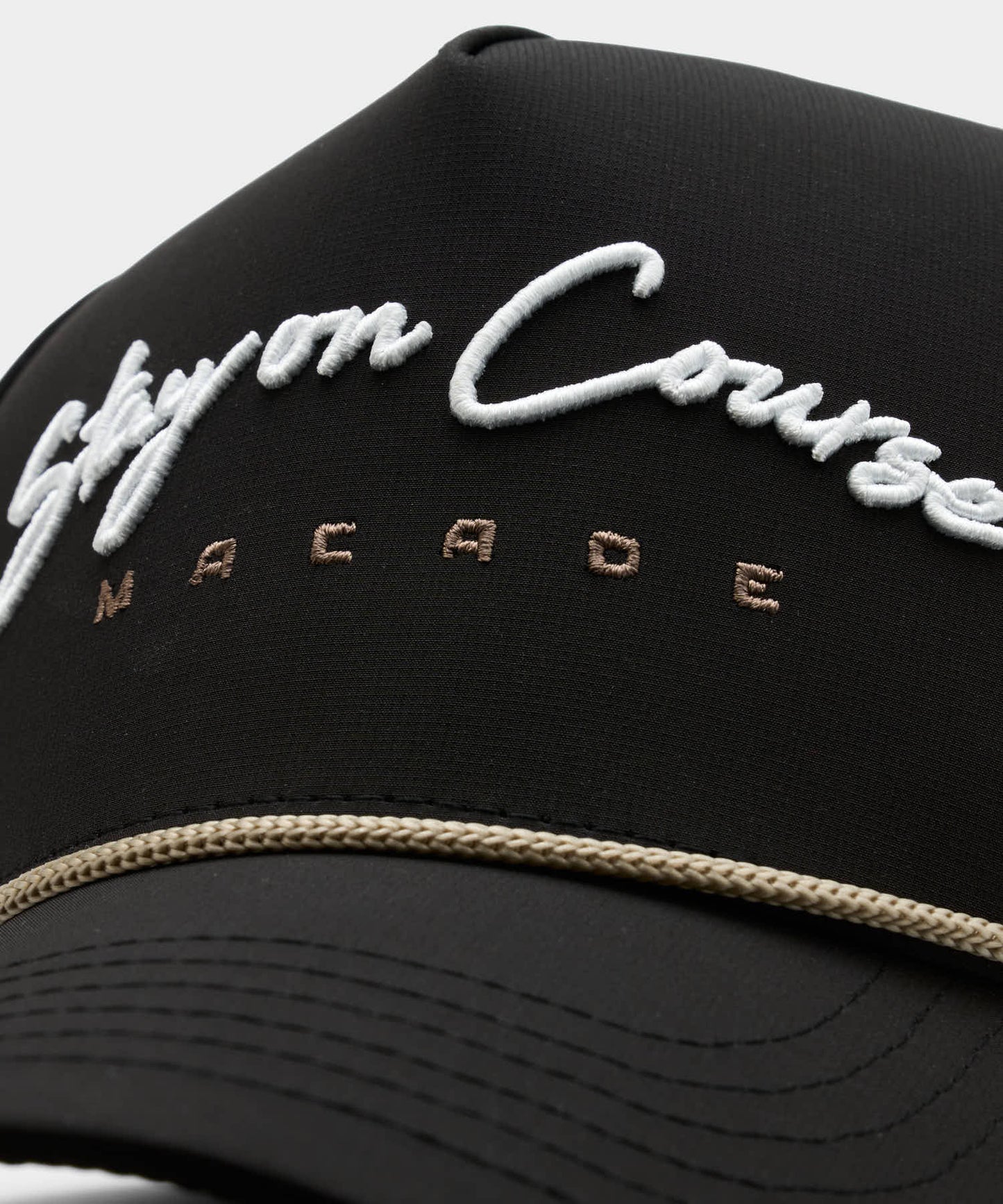 Black Rope Course Snapback