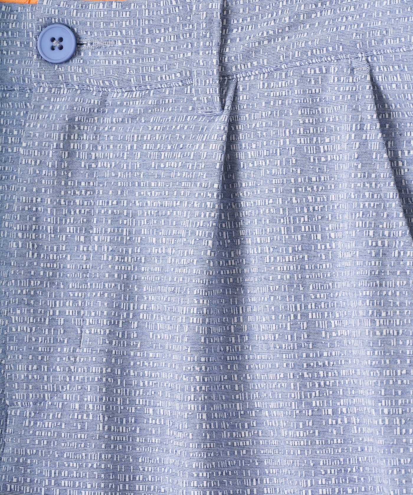 Ridgeweave Pleated Shorts - Blue flatlay 05