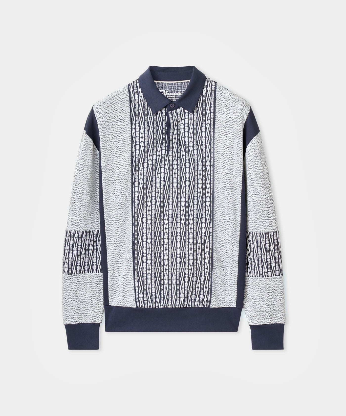 TR Ridgeweave Sweater - Blue flatlay 01