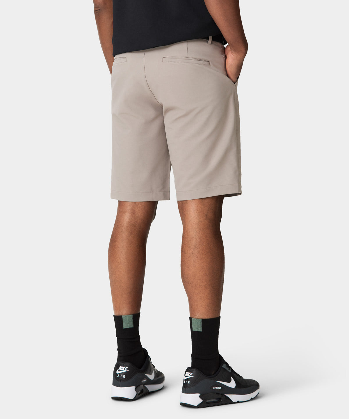 Ash Brown Four-Way Stretch Shorts