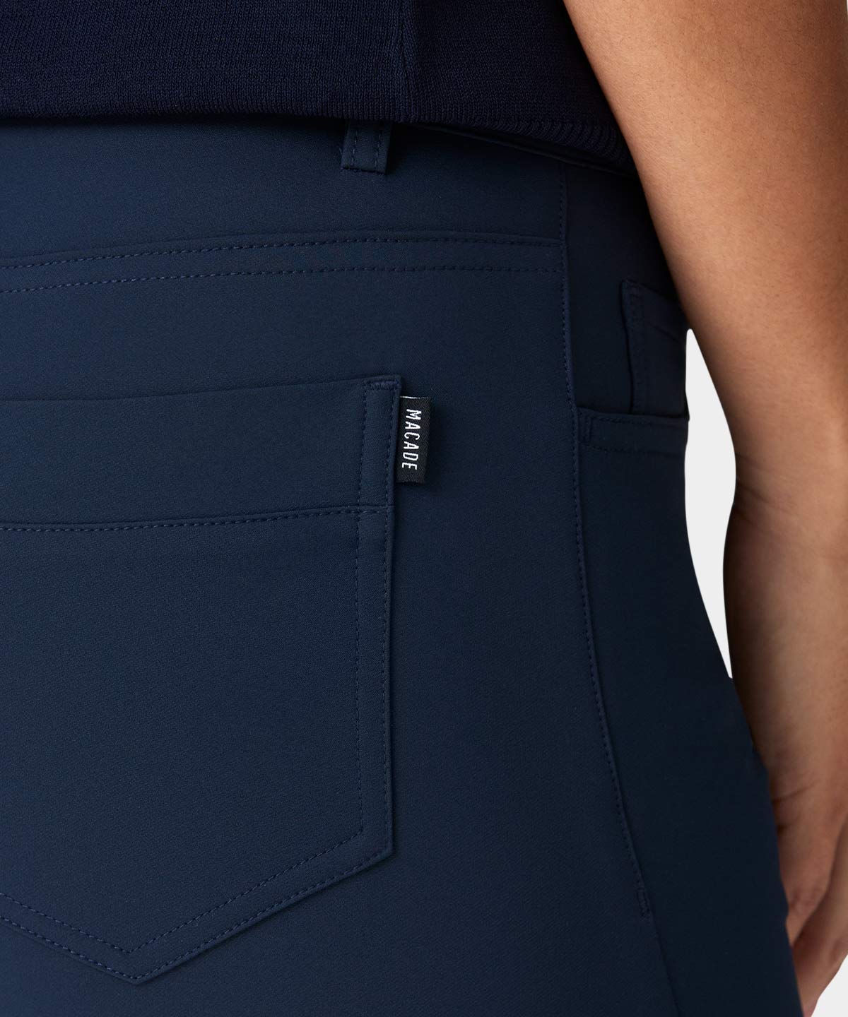 Cara Dark Blue Lightweight Trouser