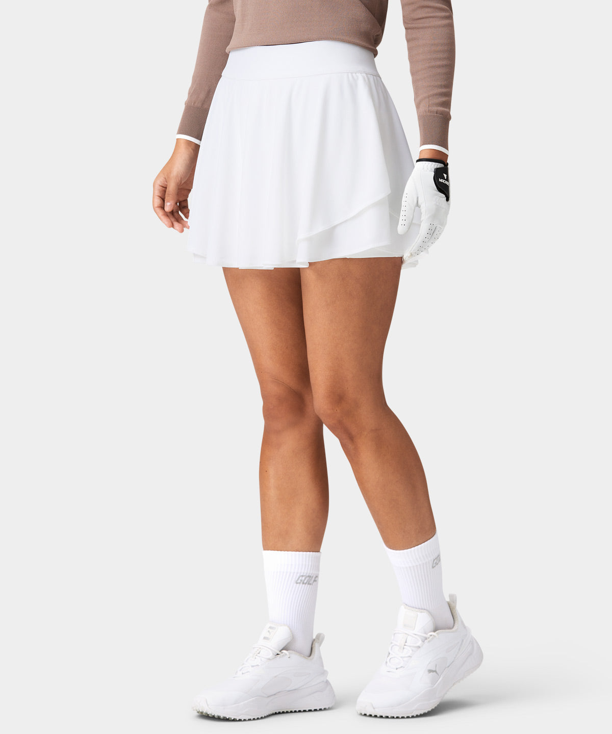 Cleo White Tour Skirt