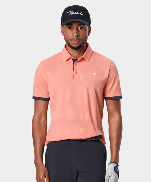 Peach hotsell golf shirt