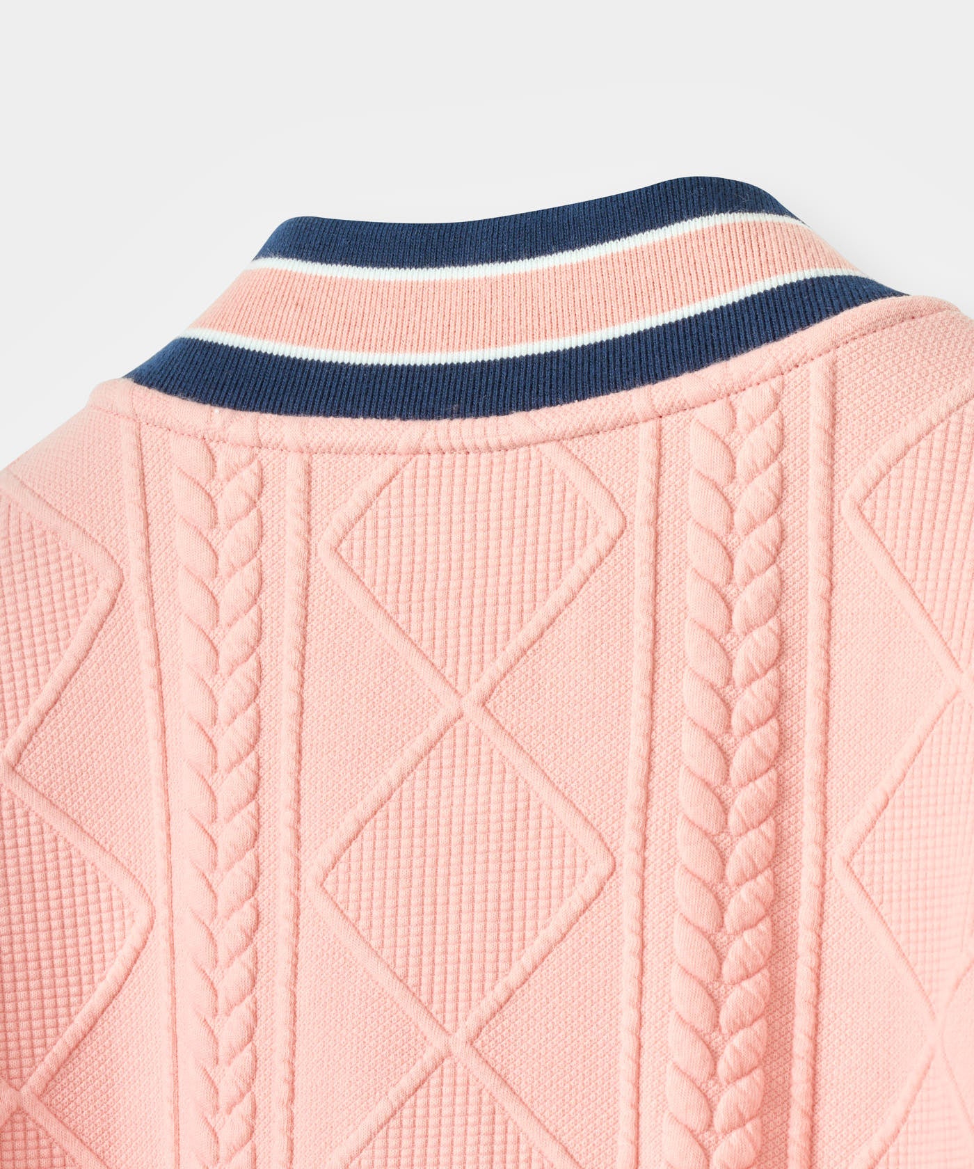 TR Bomber Pullover - Coral flatlay 08