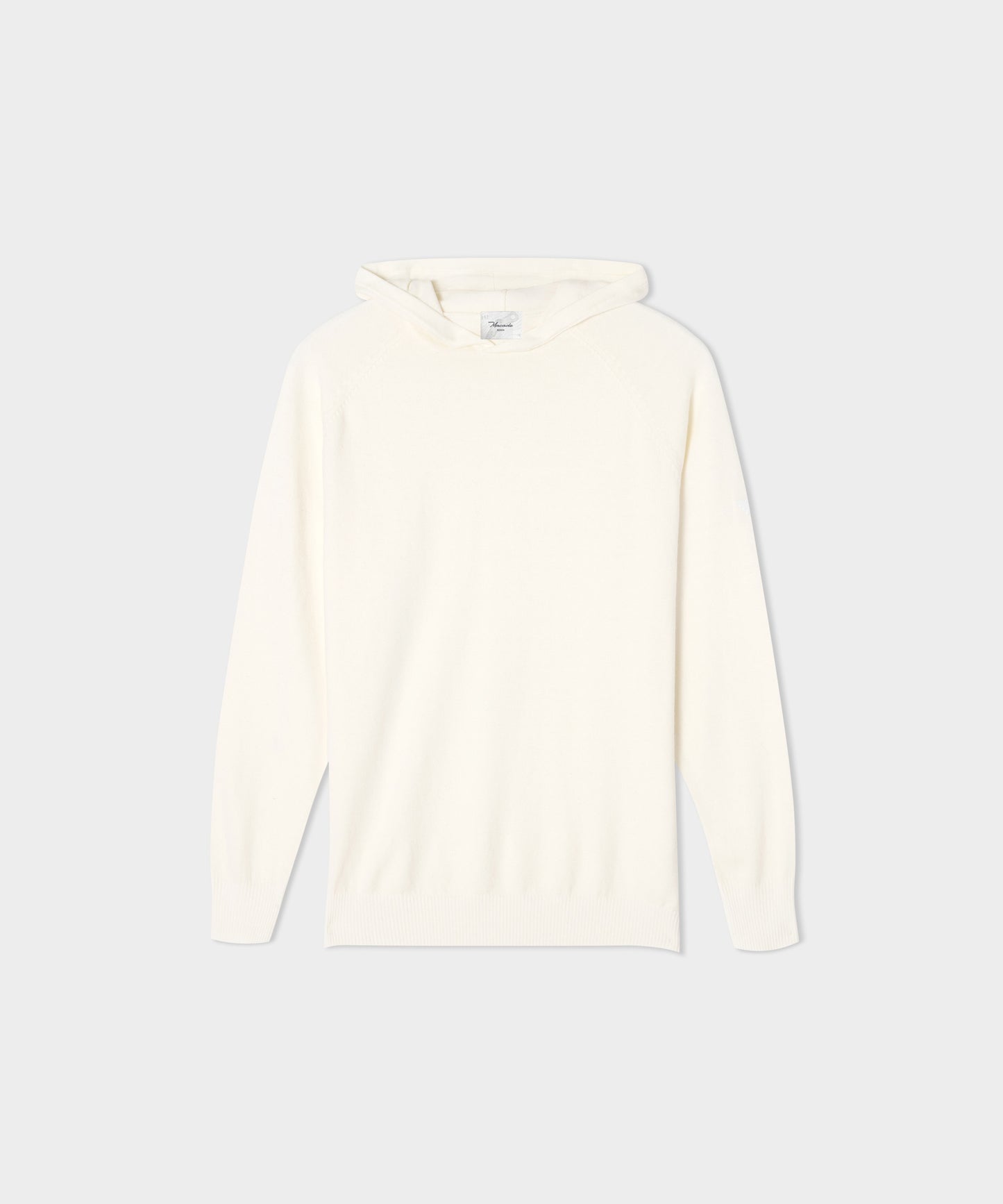 Cream Tech Knit Hoodie