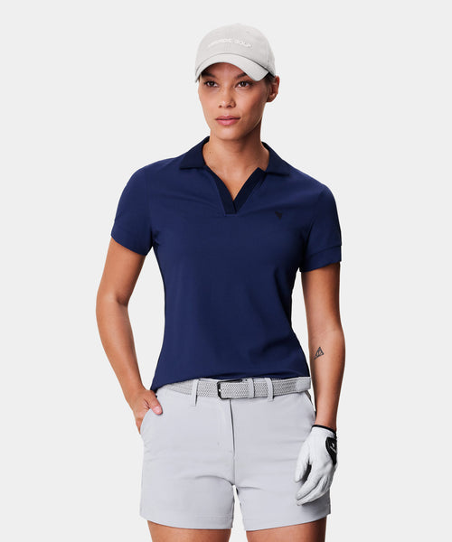 Tori Dark Blue Polo Shirt – Macade