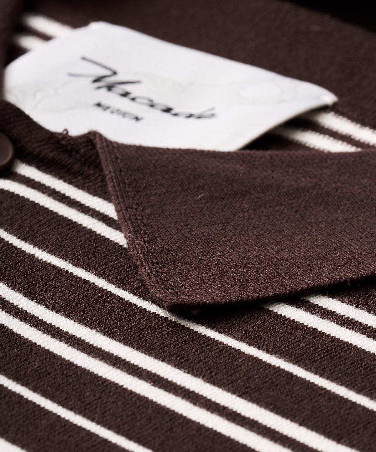 Dunes Striped Knit Shirt - Brown