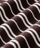 Dunes Striped Knit Shirt - Brown