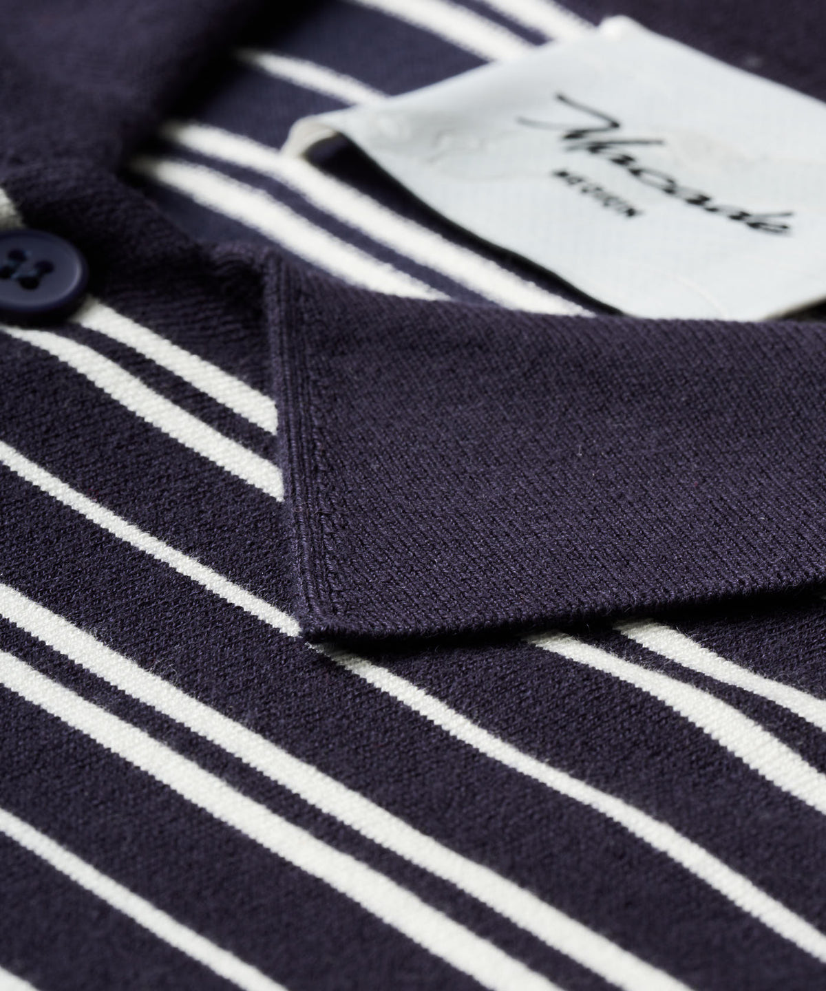 Dunes Striped Knit Shirt - Navy