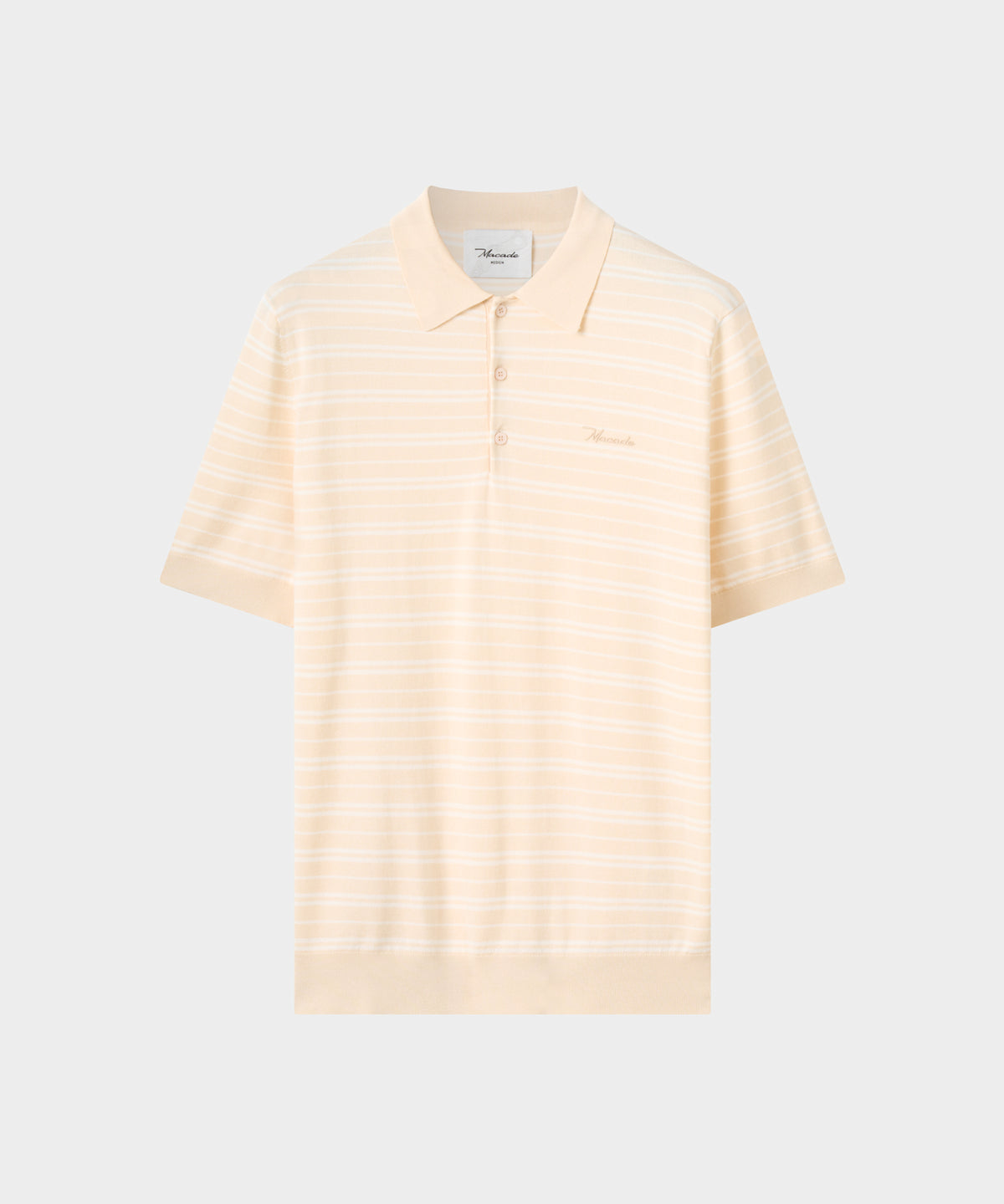 Dunes Striped Knit Shirt - Sand