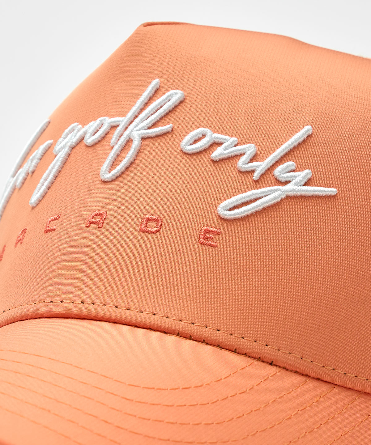 Orange Script Snapback