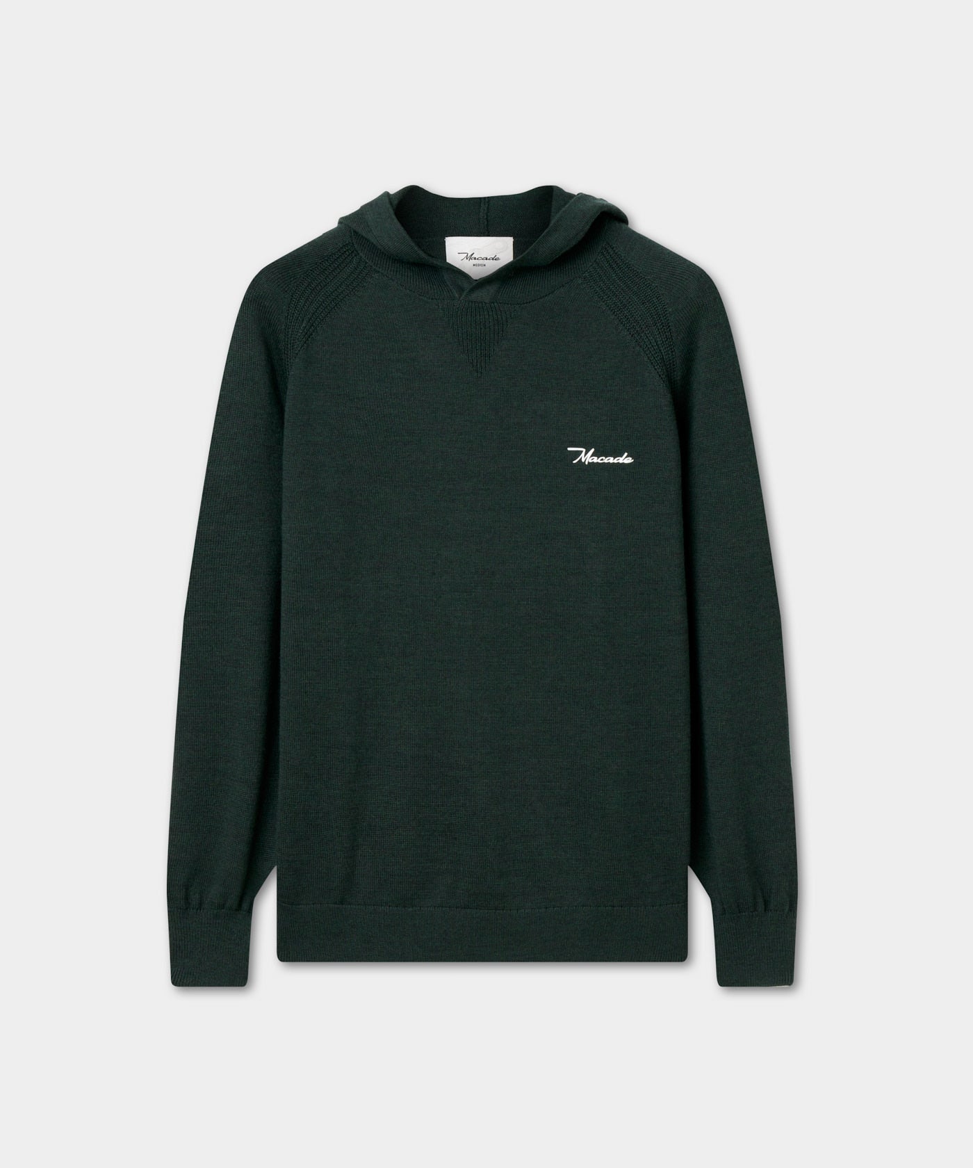 Flow Light Knit Hoodie - Pine