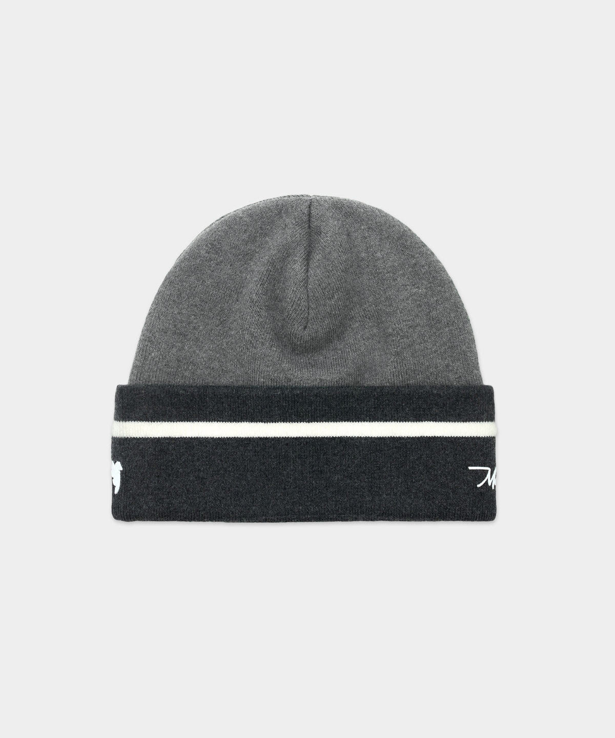 Grey Cashmere Blend Beanie Macade Golf