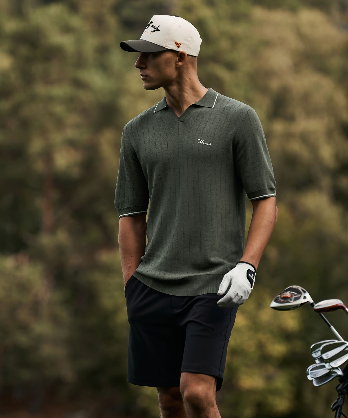 Sage Range Knit Shirt Macade Golf