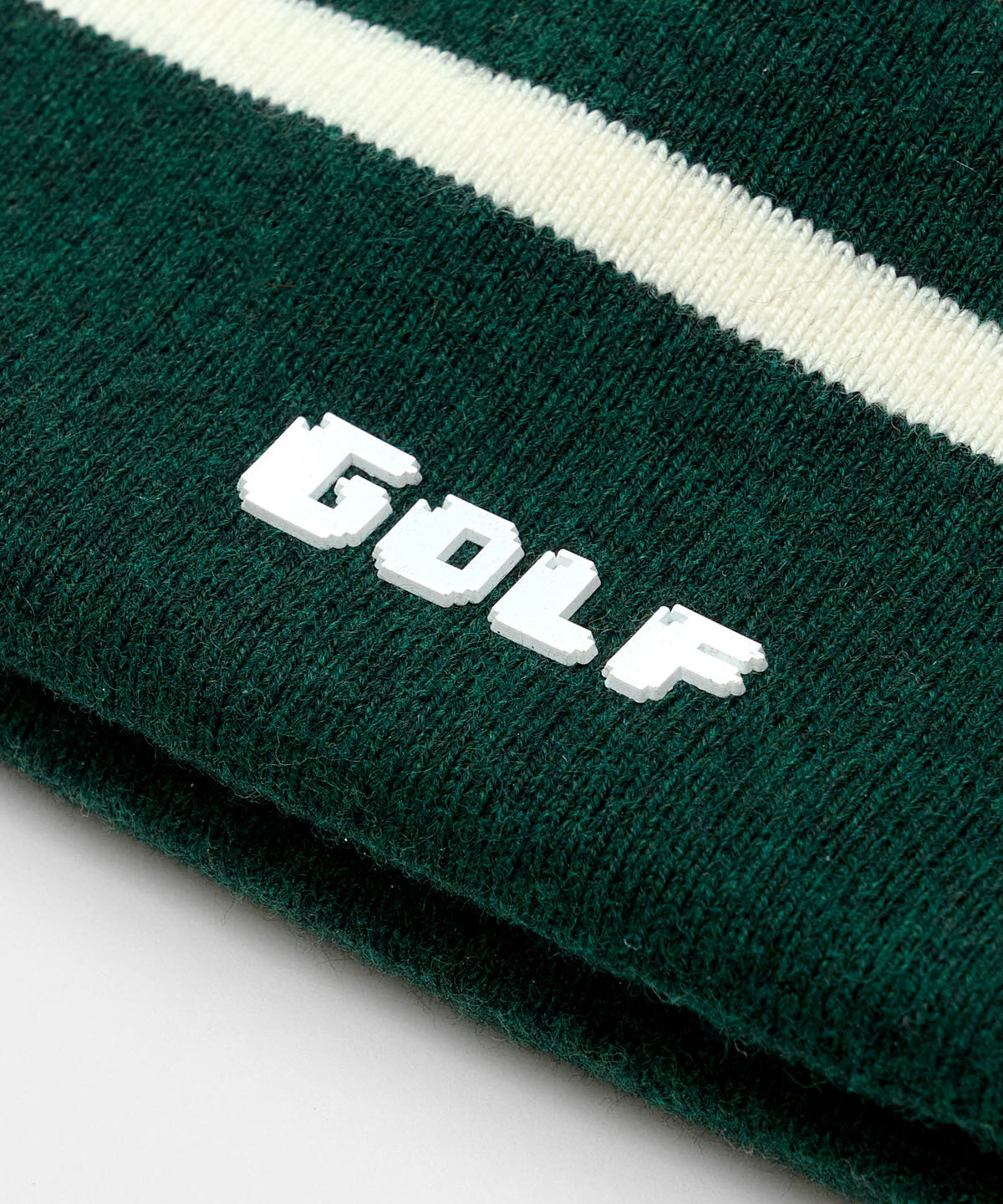 Green Cashmere Blend Beanie Macade Golf