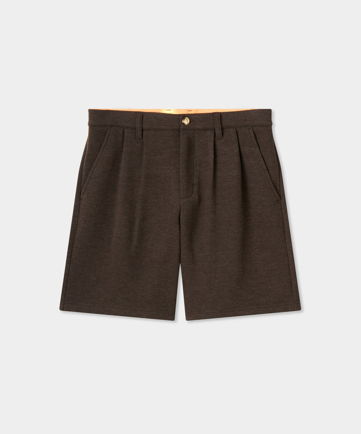 Hayes Pleated Course Shorts - Brown