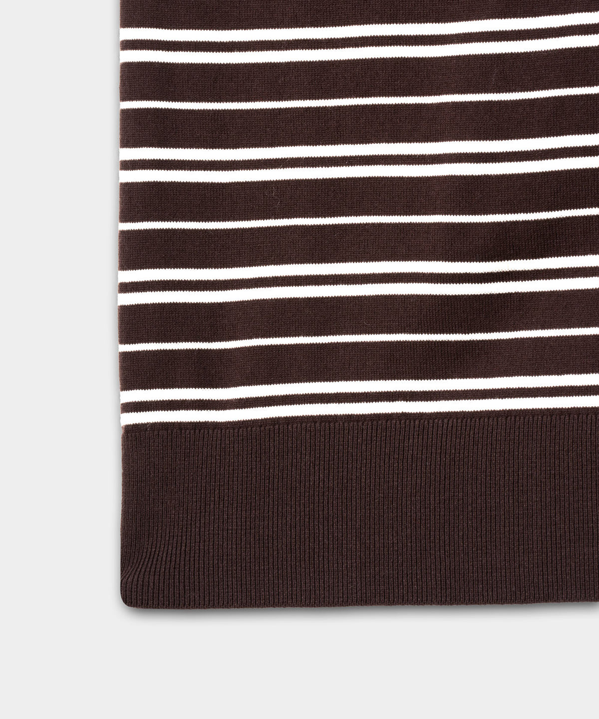 Heather Knit Sleeveless Shirt - Brown