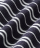 Heather Striped Knit Shirt - Navy