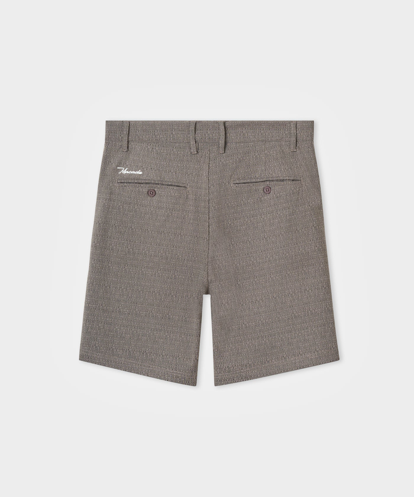 Ridgeweave Pleated Shorts - Jet Grey flatlay 07