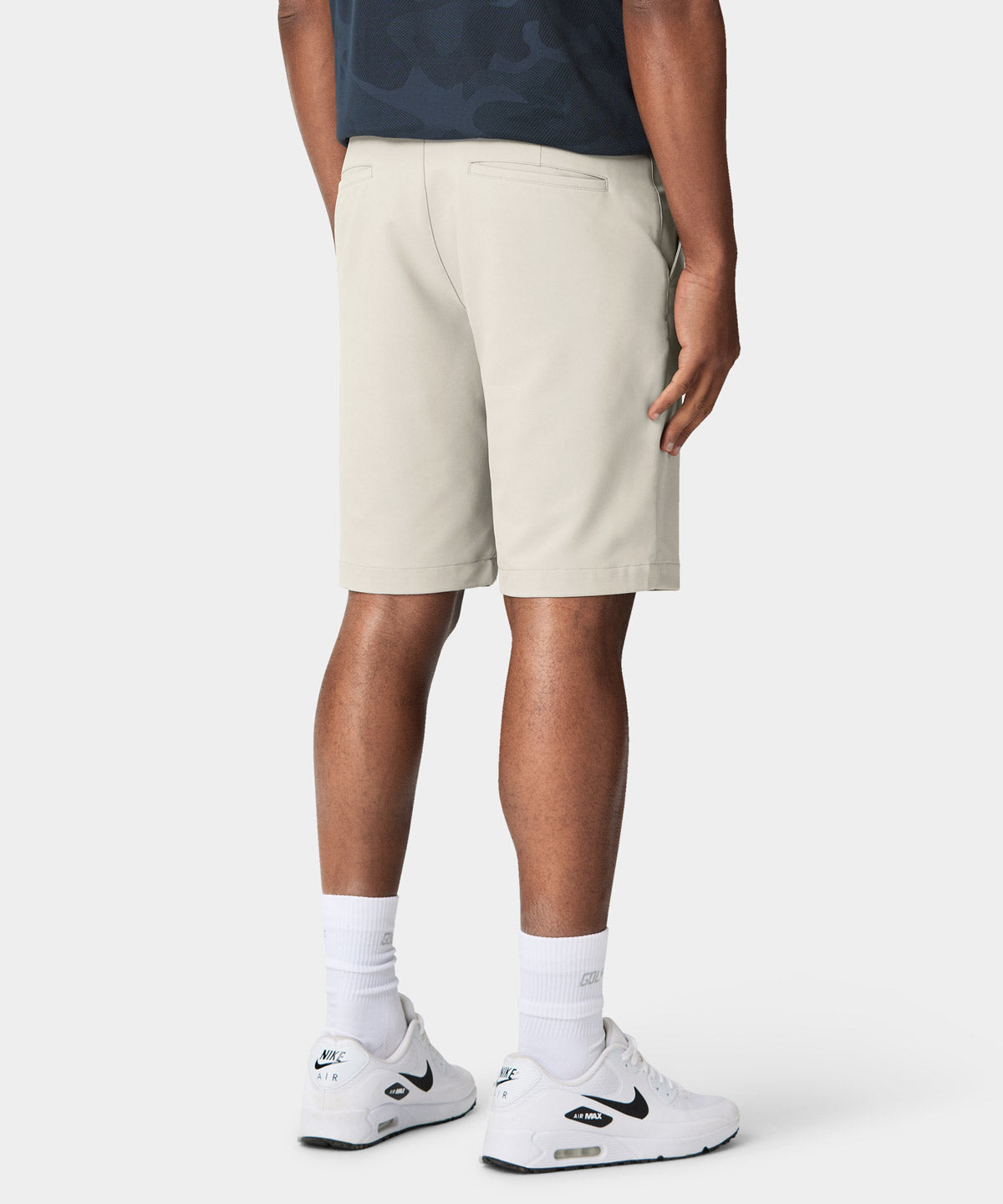 Ivory Four-Way Stretch Shorts