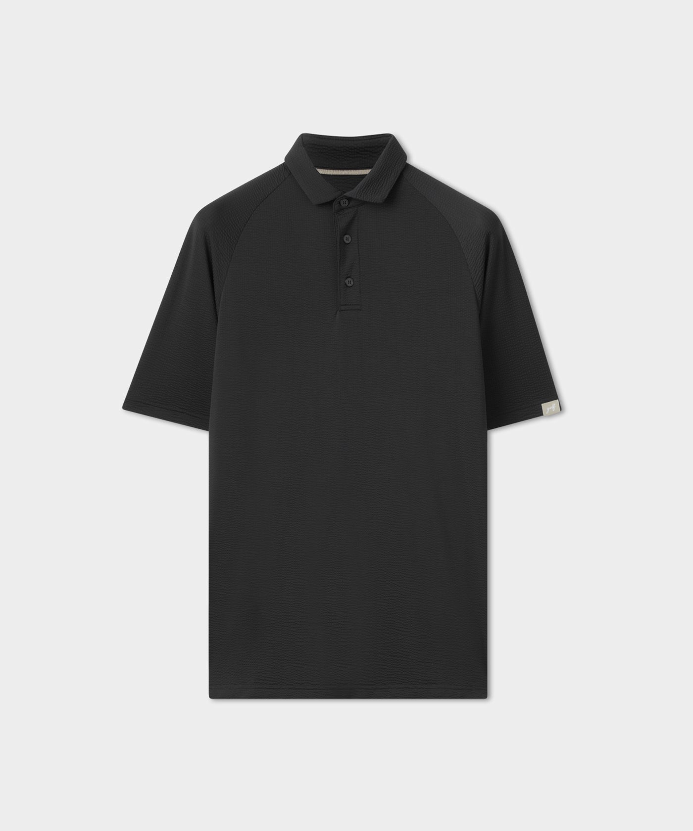 Lightweight Black Seersucker Shirt