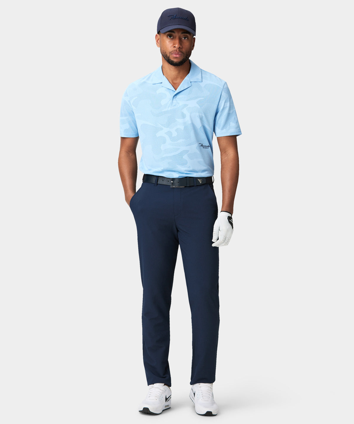 Macade Golf Men s Lou Slate Blue Regular Trouser Size 36x34 Blue Men s Trousers for Golf