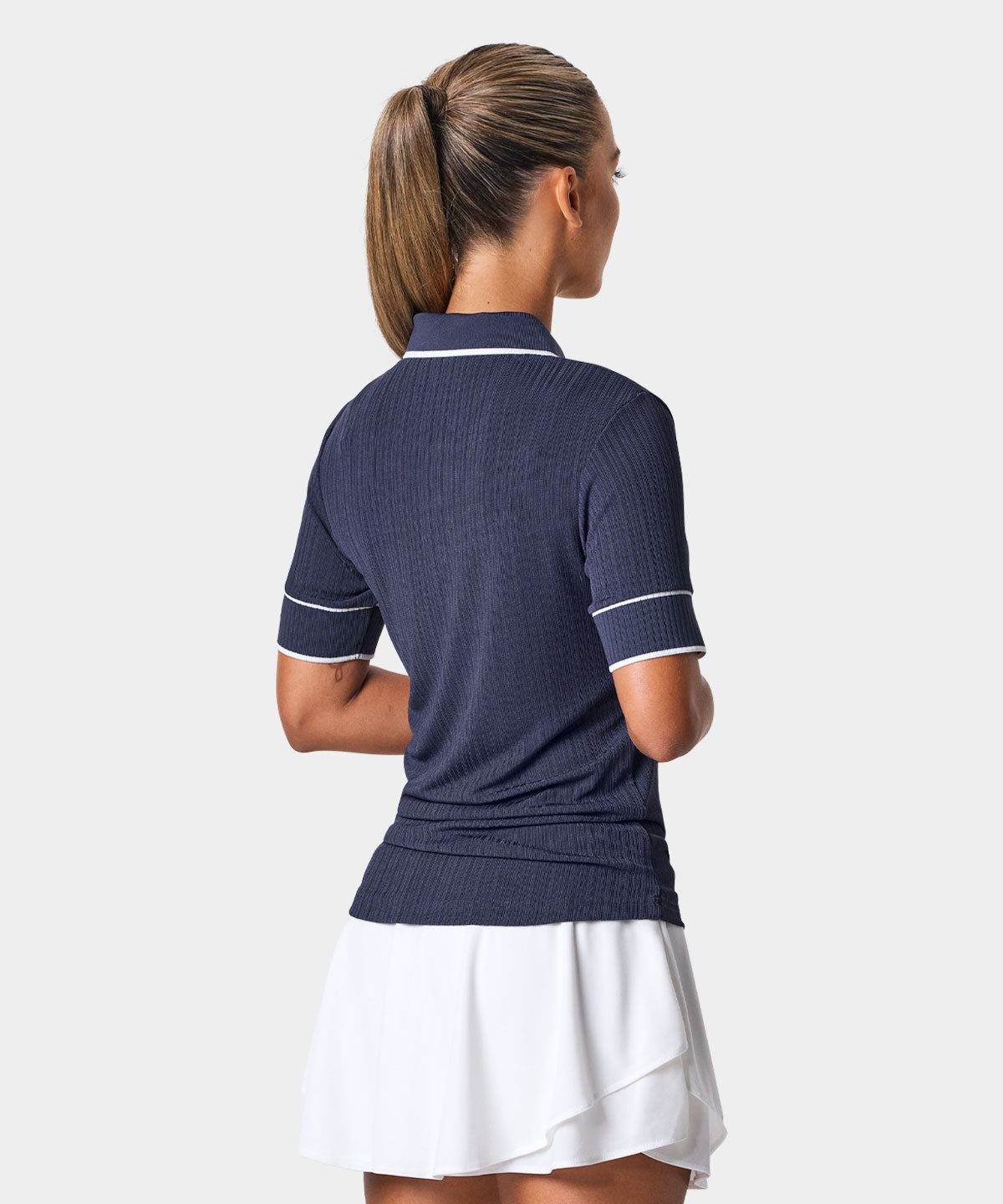Lucy Navy Polo Shirt
