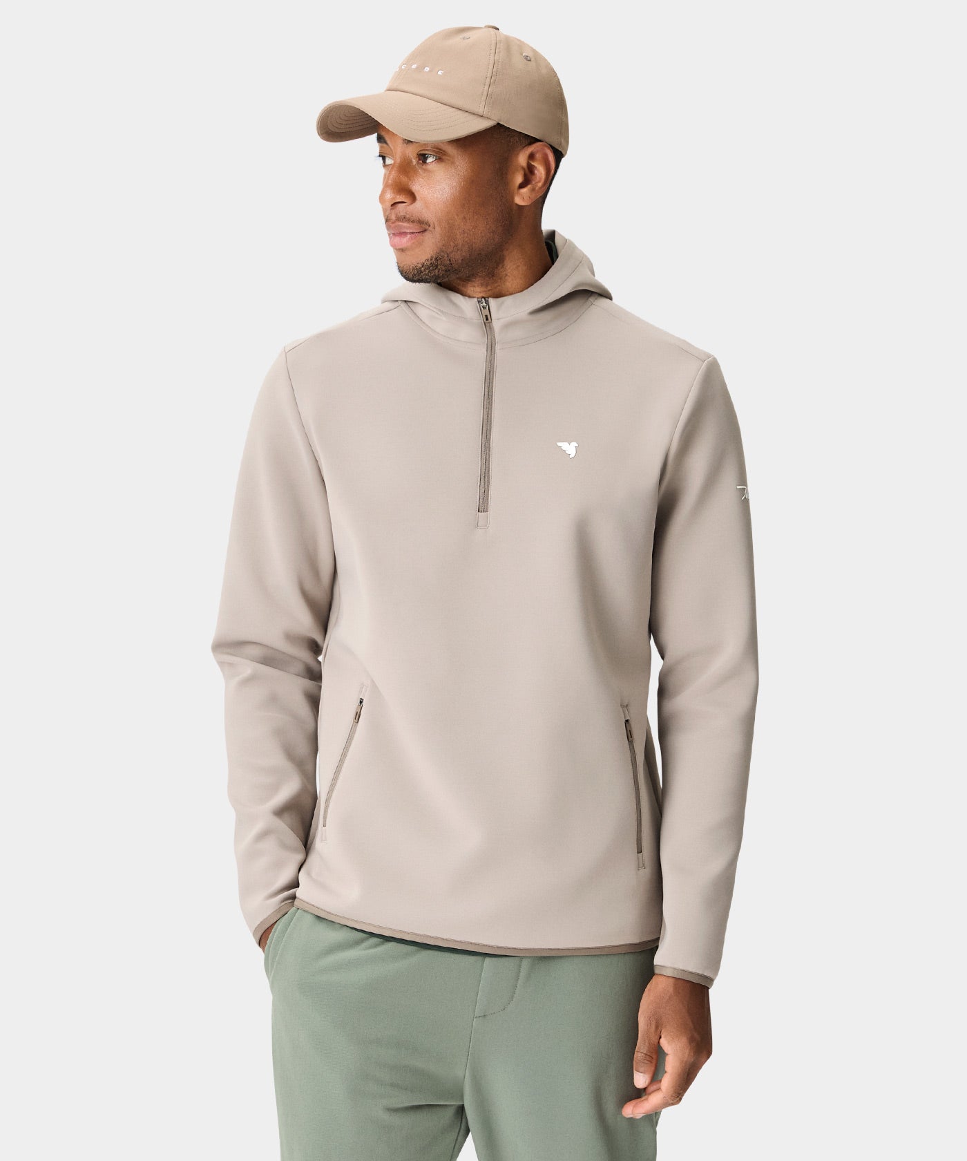 Therma Hoodie Zip - Taupe