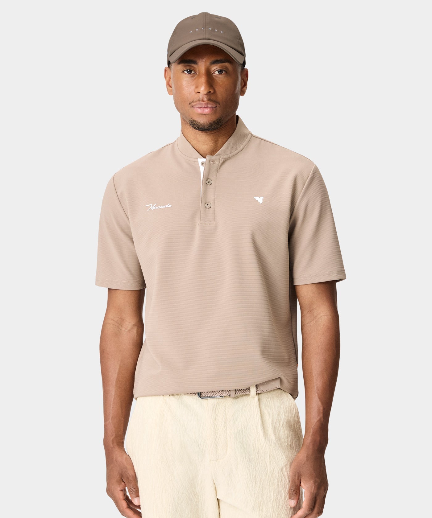 Men's Heath Bomber Golf Shirt - Macade Golf