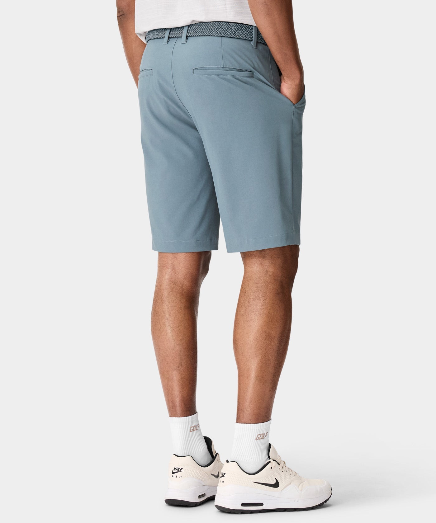 Four-Way Stretch Shorts - Stone Blue