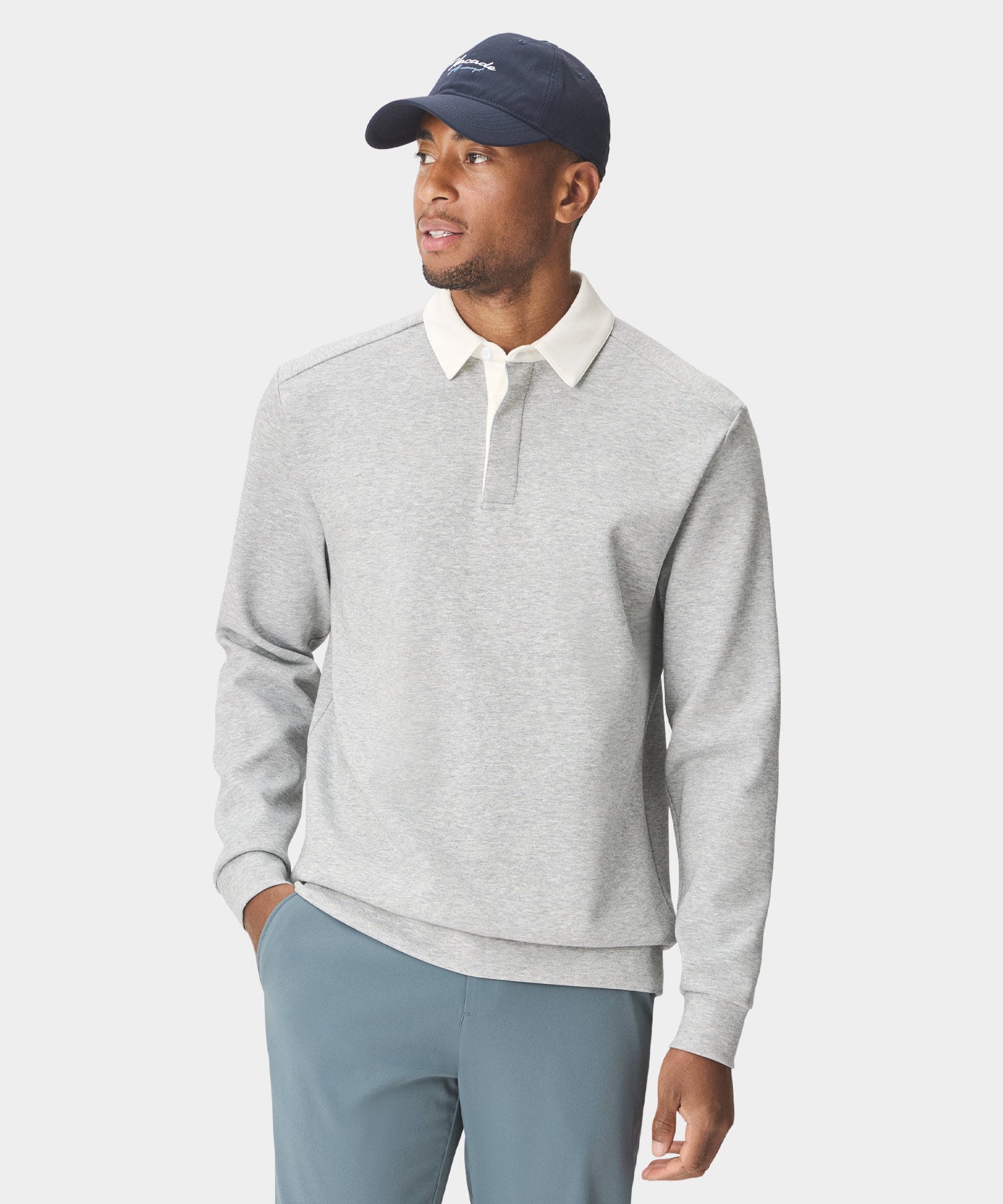 Blades Polo Sweatshirt - Grey