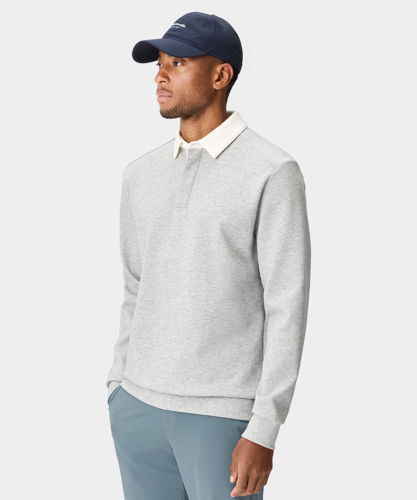 Blades Polo Sweatshirt - Grey