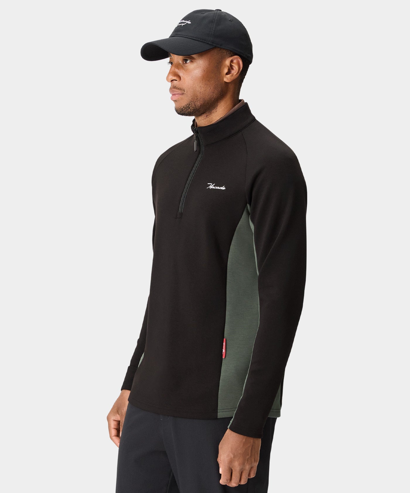 TX Course Quarter Zip - Black