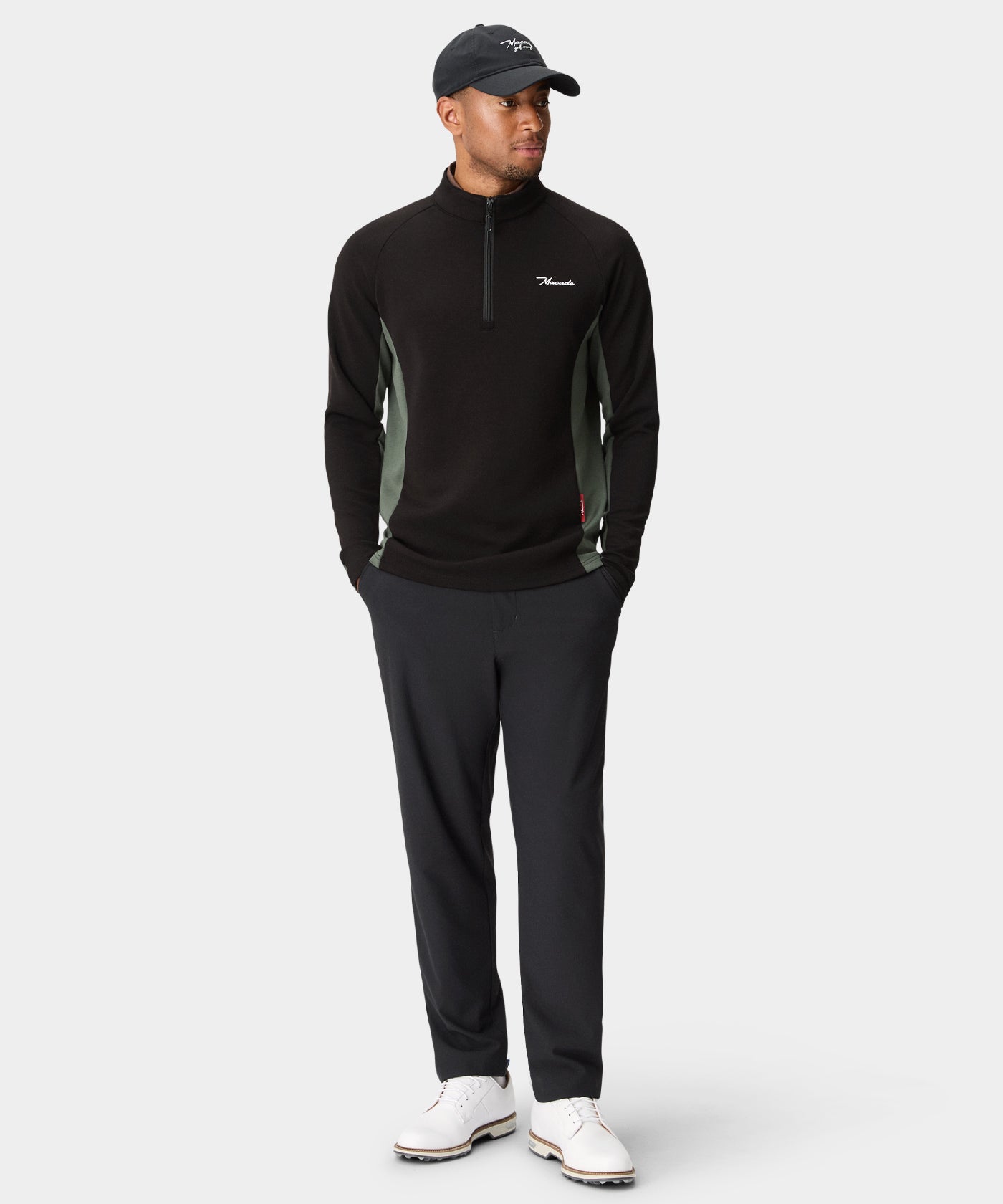TX Course Quarter Zip - Black