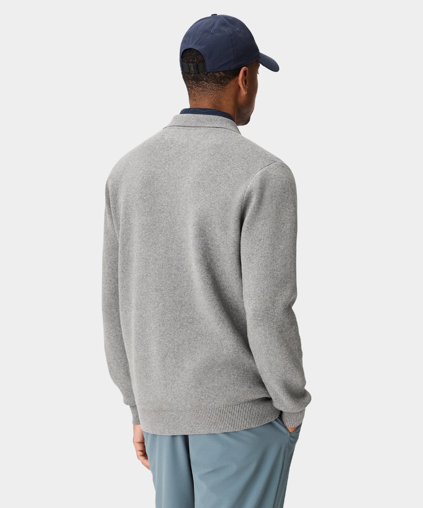 Club Knit Polo - Grey